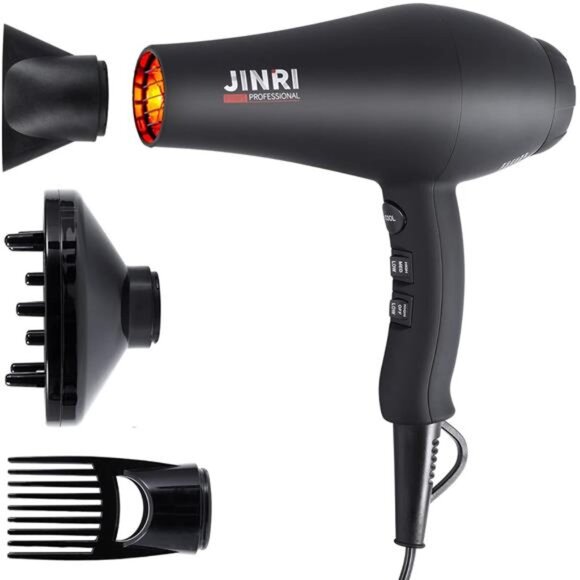 Infrared Hair Dryer, Professional Salon Negative Ionic Blow Dryers for Fast - Picture 1 of 7